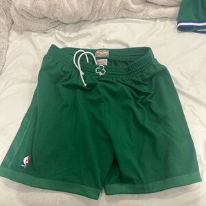 Mitchell & Ness Boston Celtics Green Basketball Shorts